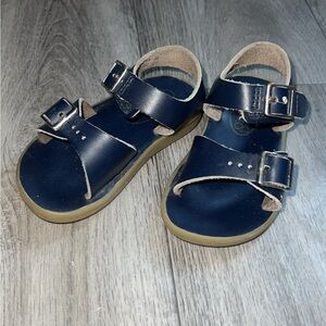 Navy Kids Footmates Sandals